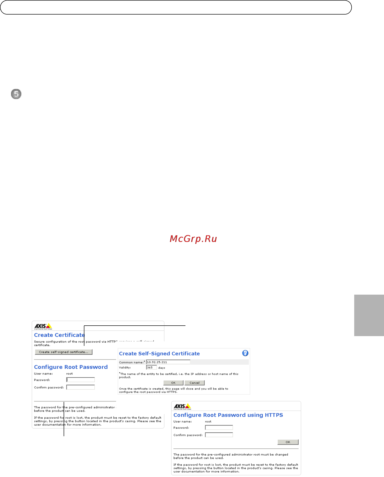Axis P3346-VE [81/114] Impostazione della password