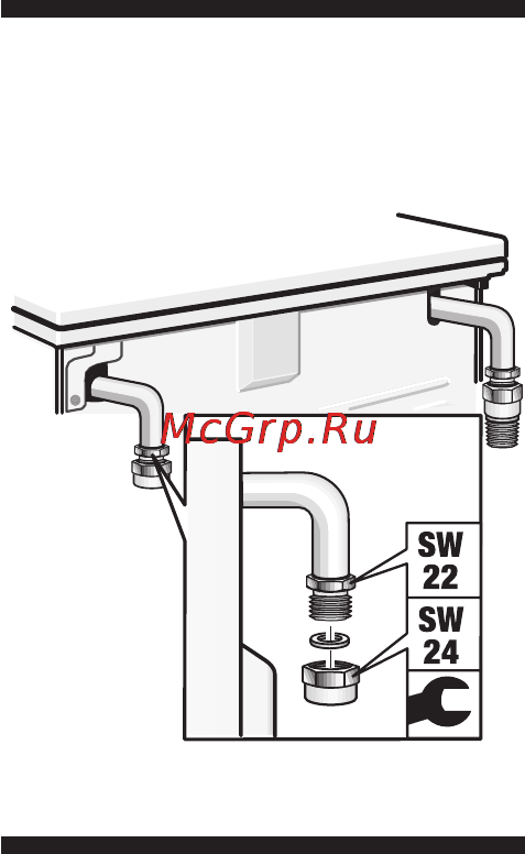 Bosch HSV 745050E [67/89] Выбор стороны подключения