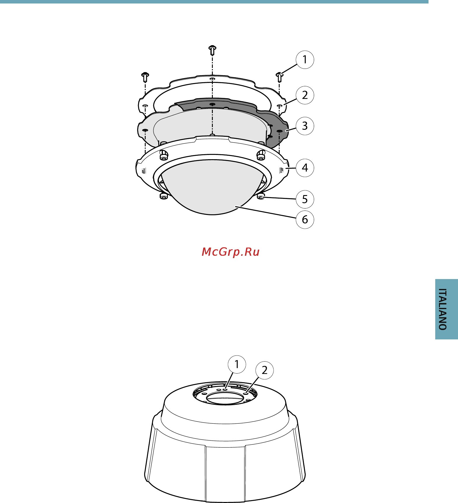 Axis Q6044-E [61/104] Coperchio della cupola