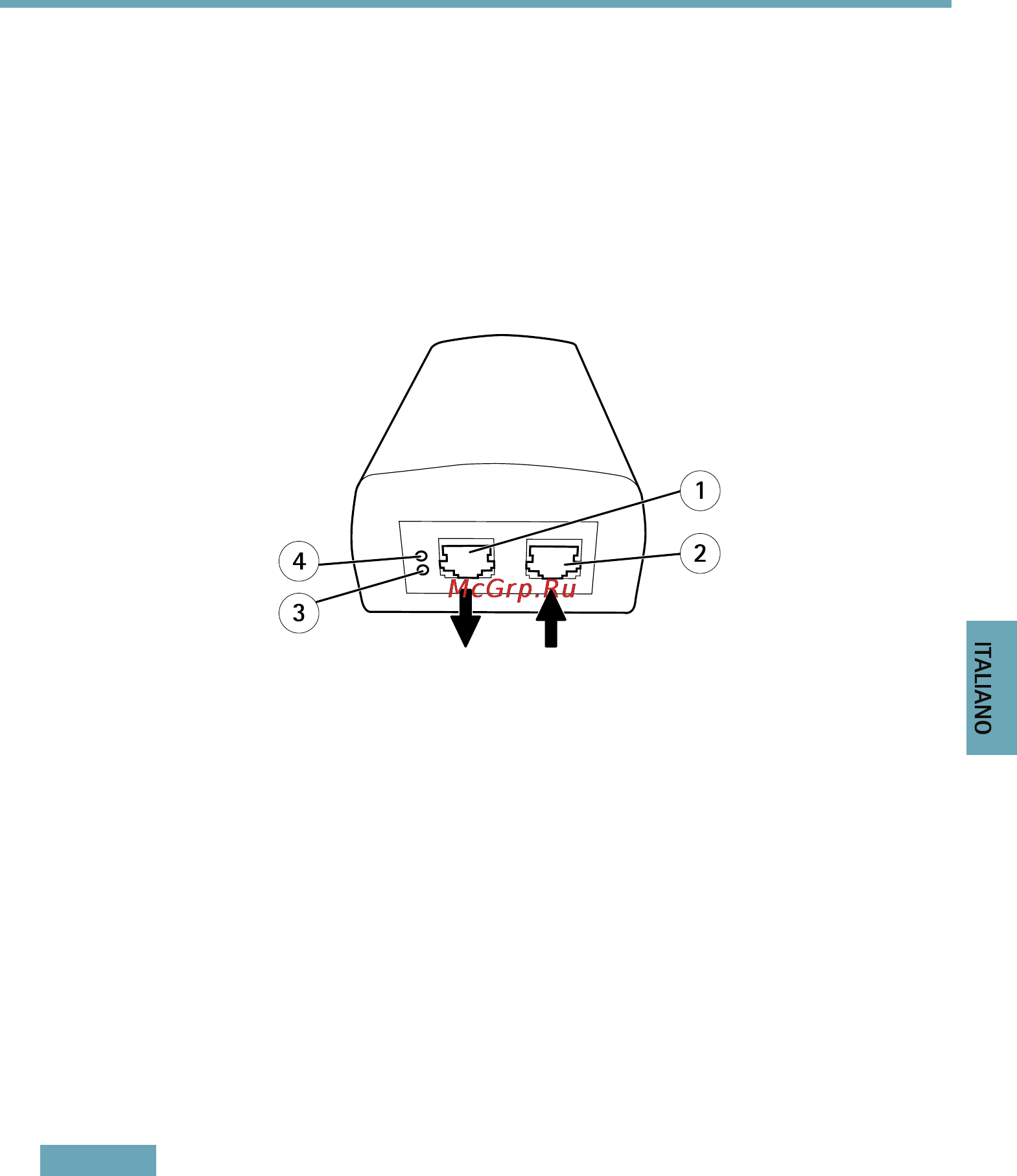 Axis Q6044-E [69/104] Installazione del midspan