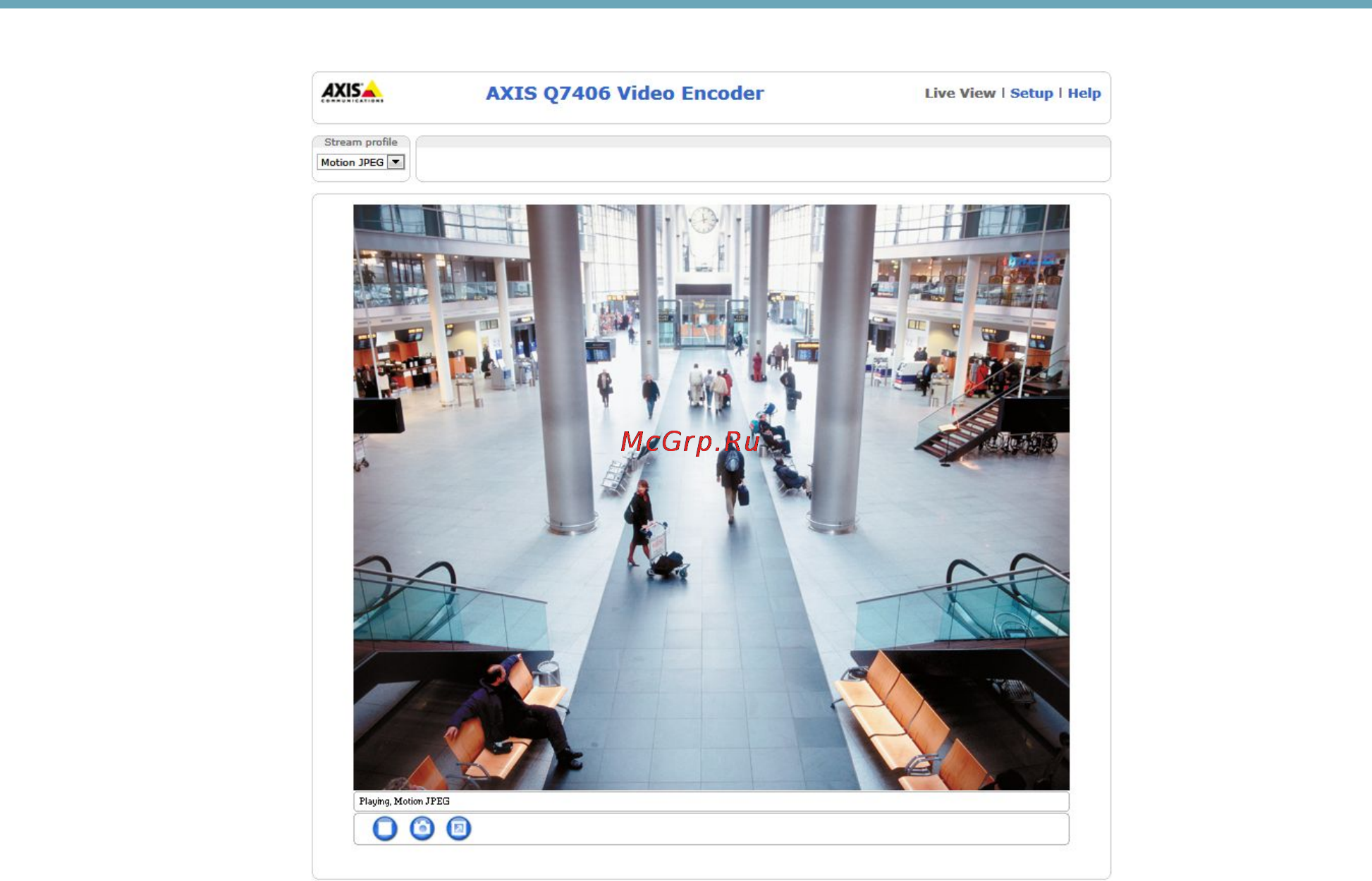 Axis Q7406 [10/58] Access from the internet