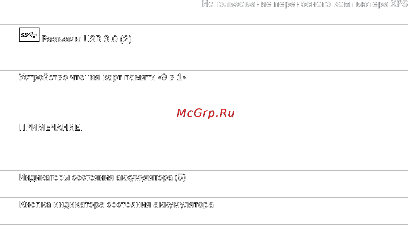 Dell XPS 15Z i5-2430 Инструкция по эксплуатации онлайн [29/106] 58709