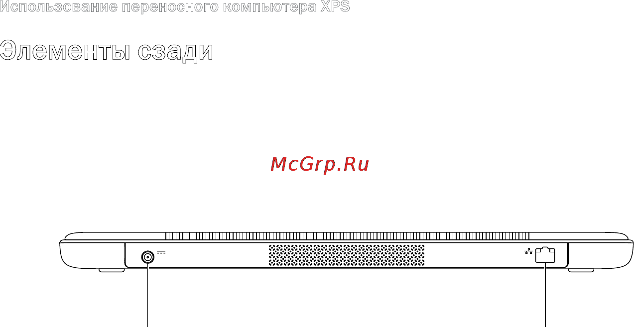 Dell XPS 15Z i5-2430 [30/106] Элементы сзади
