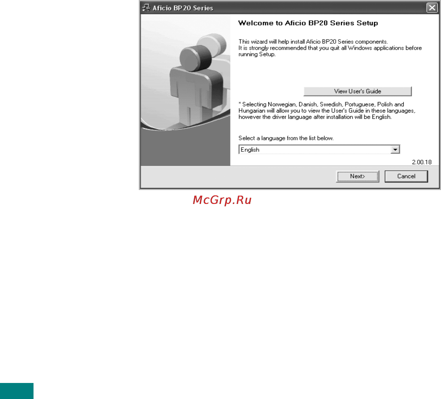 Ricoh Aficio BP20 [43/172] Installing software for network printing