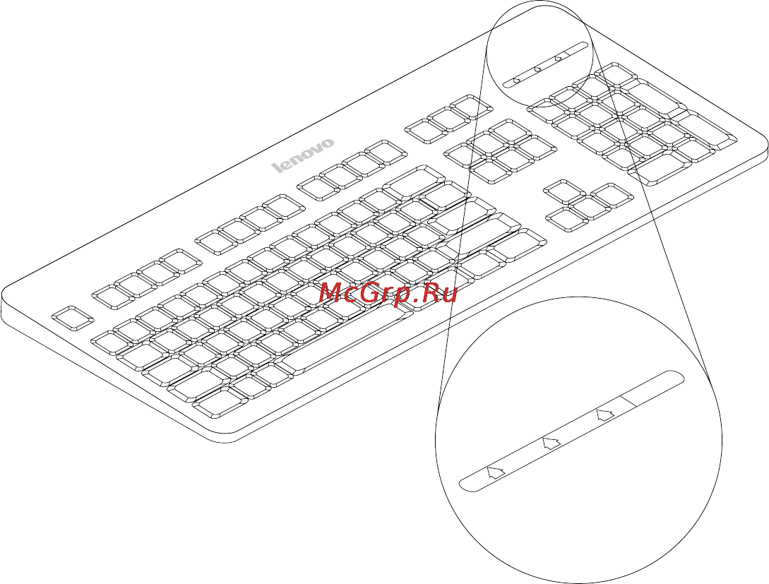 Lenovo IdeaCenter K330 i5-2300 [16/41] Проводные клавиатура и мышь