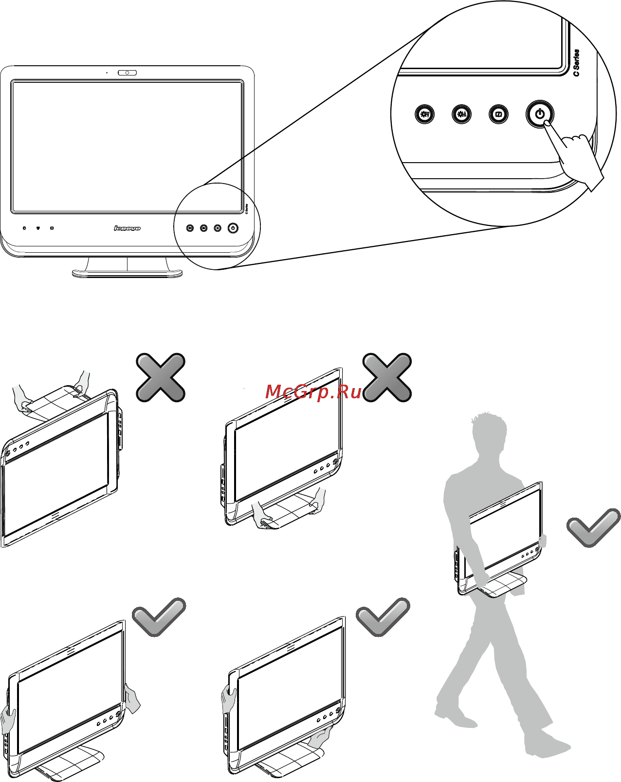 Lenovo C200 /57302821/ [14/35] Важная информация по использованию компьютера