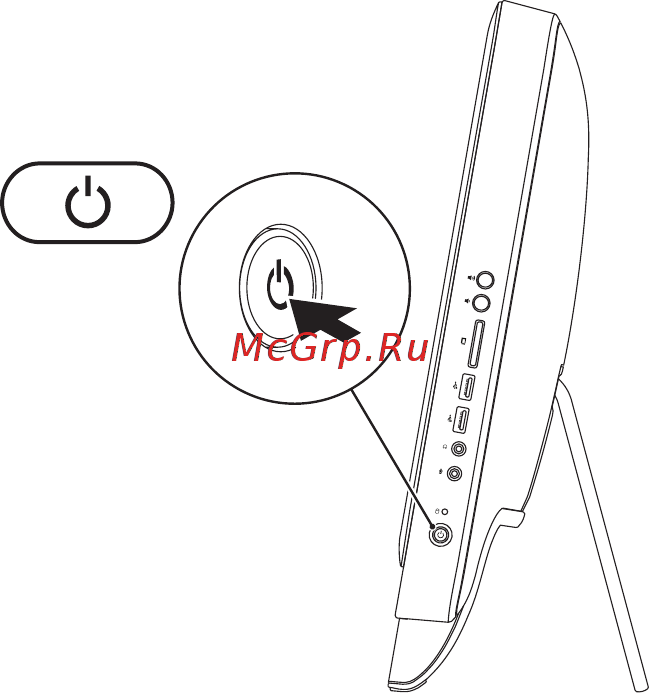 Dell 2320 /2320-0695/ [20/89] Нажмите кнопку питания