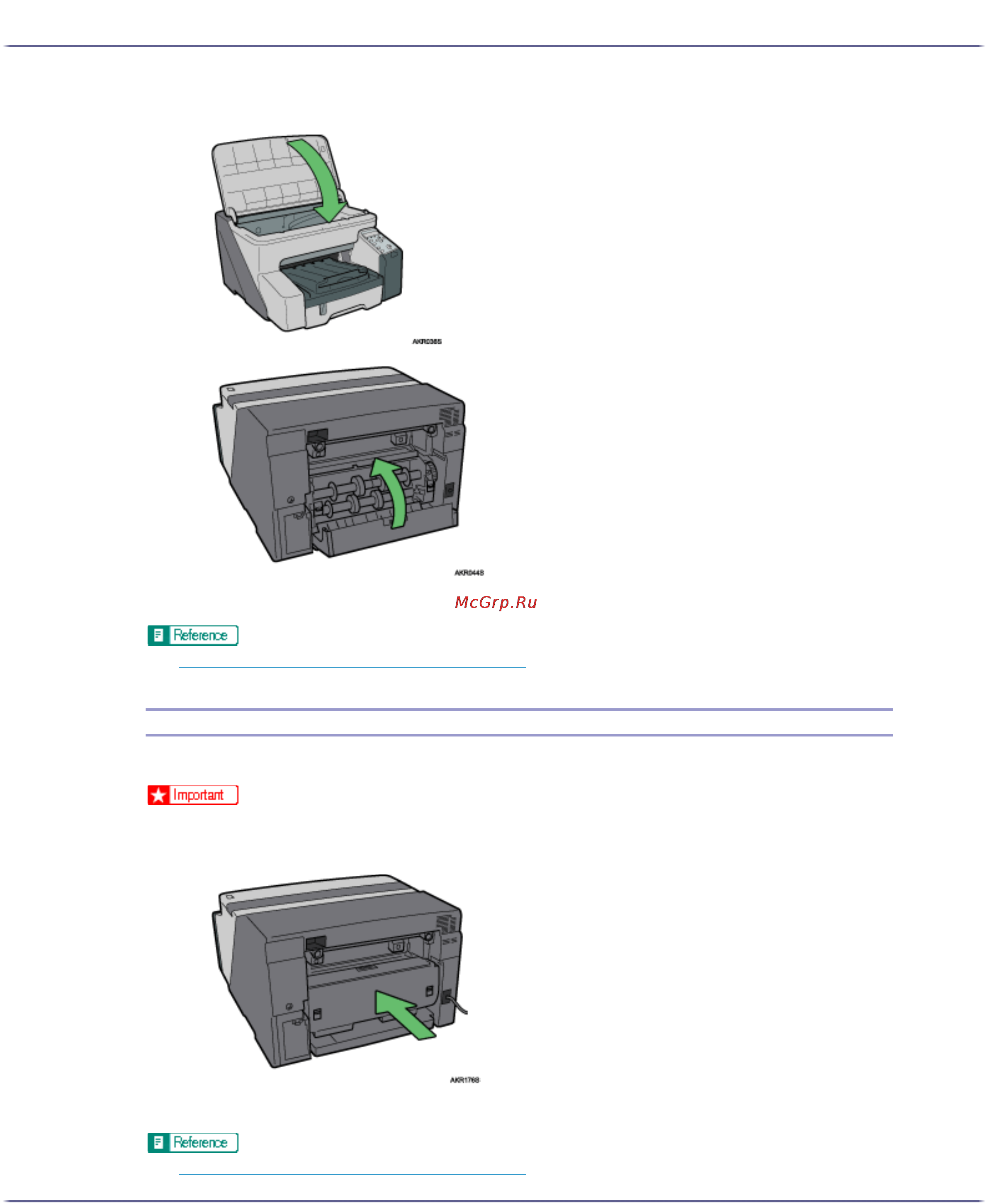 Ricoh Aficio GX3050N [112/254] Duplex unit not detected