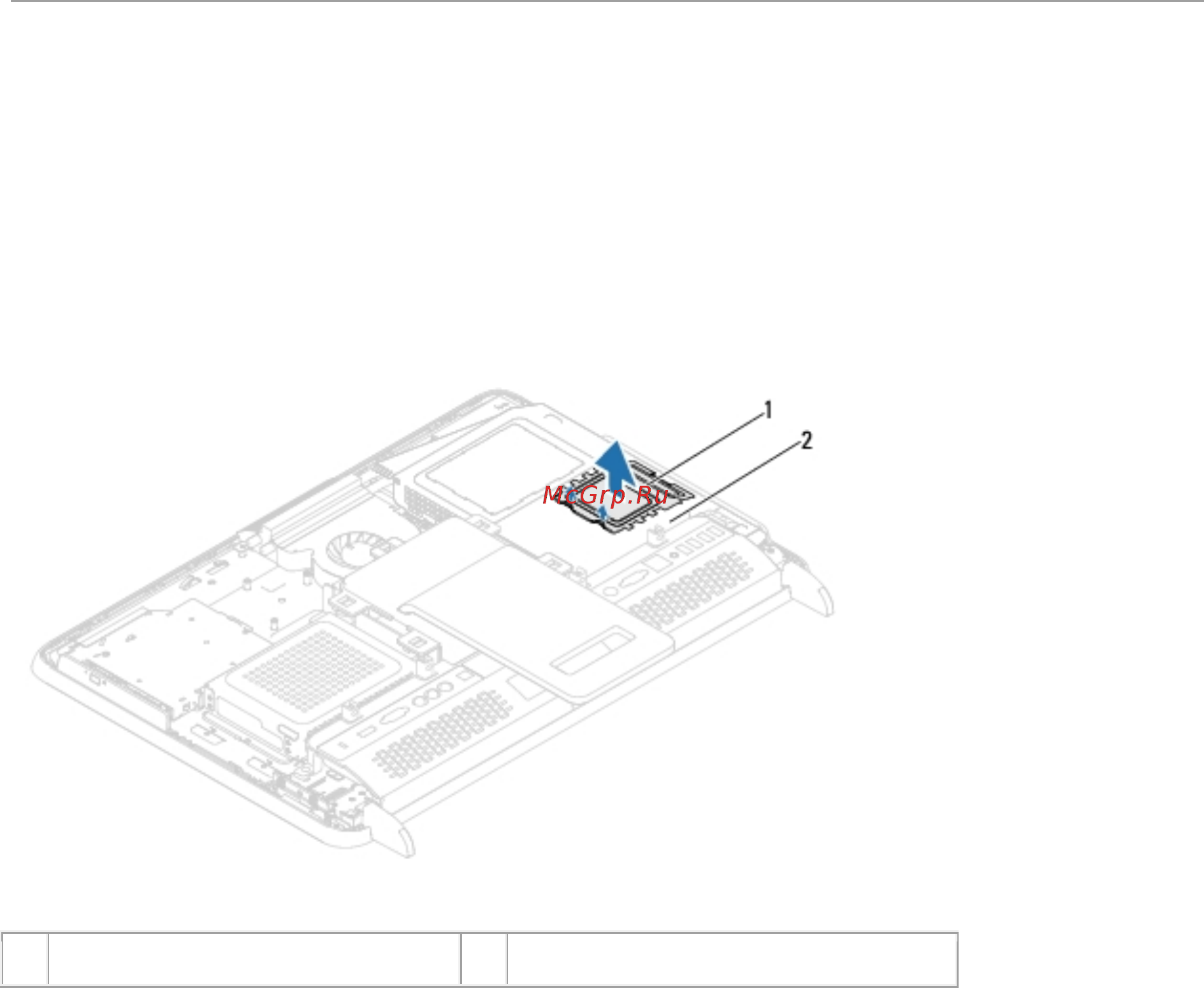 Dell Inspiron /2320-0701/ [15/94] Экран модуля памяти 2 экран системной платы