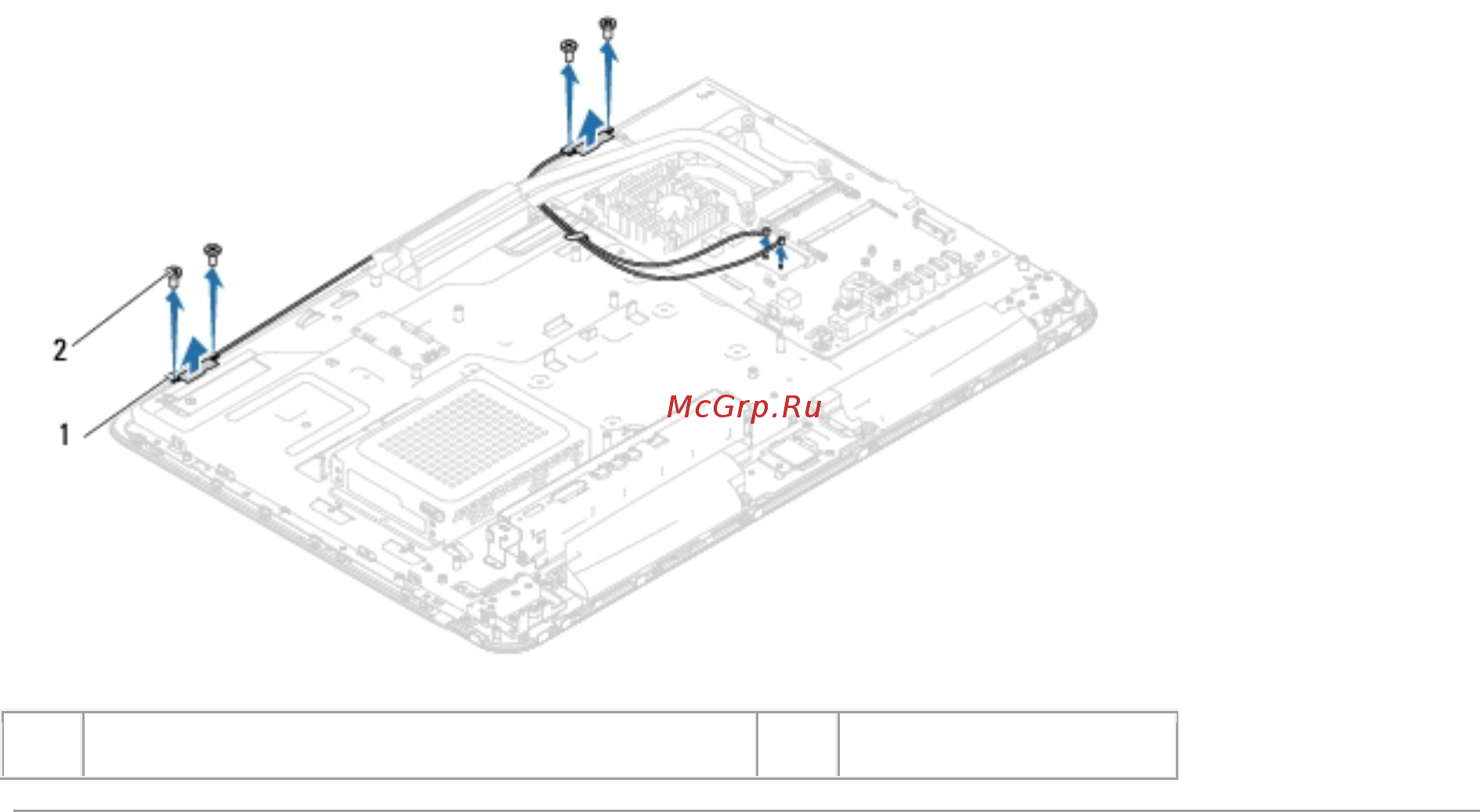 Dell Inspiron /2320-0701/ [60/94] Модули антенны 2 2 винты 4