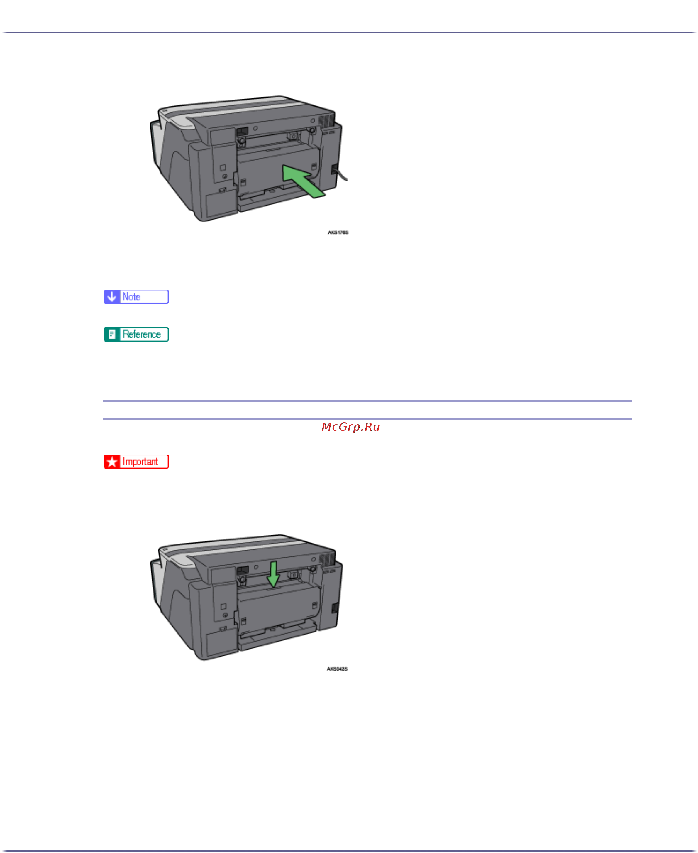 Ricoh Aficio GX 5050N [101/268] Removing paper jammed in the duplex unit
