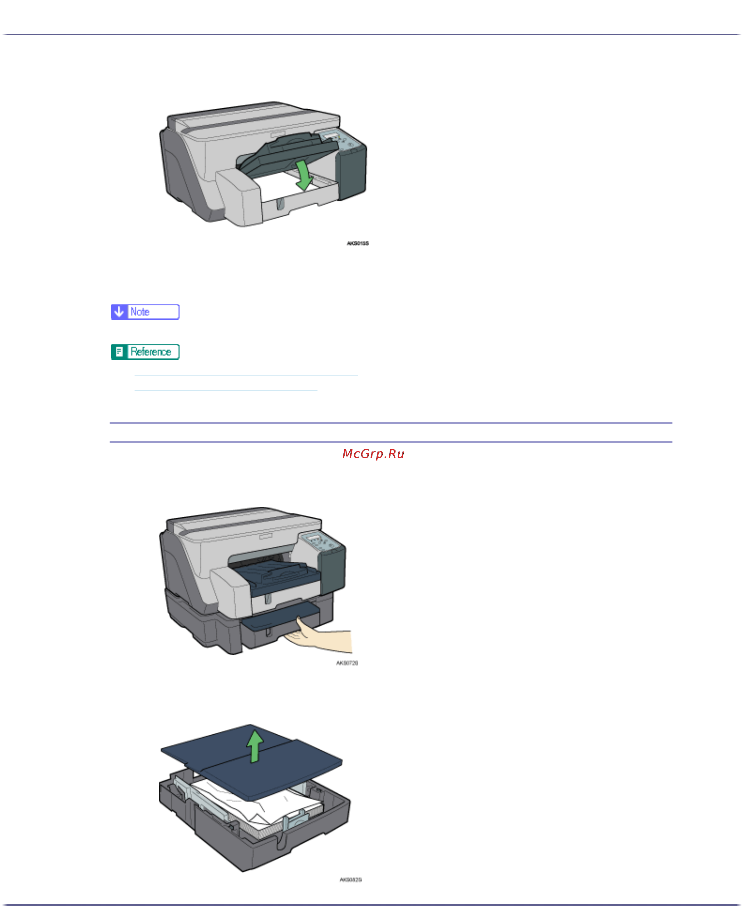 Ricoh Aficio GX 5050N [93/268] Removing paper jammed in the optional tray tray 2 optional
