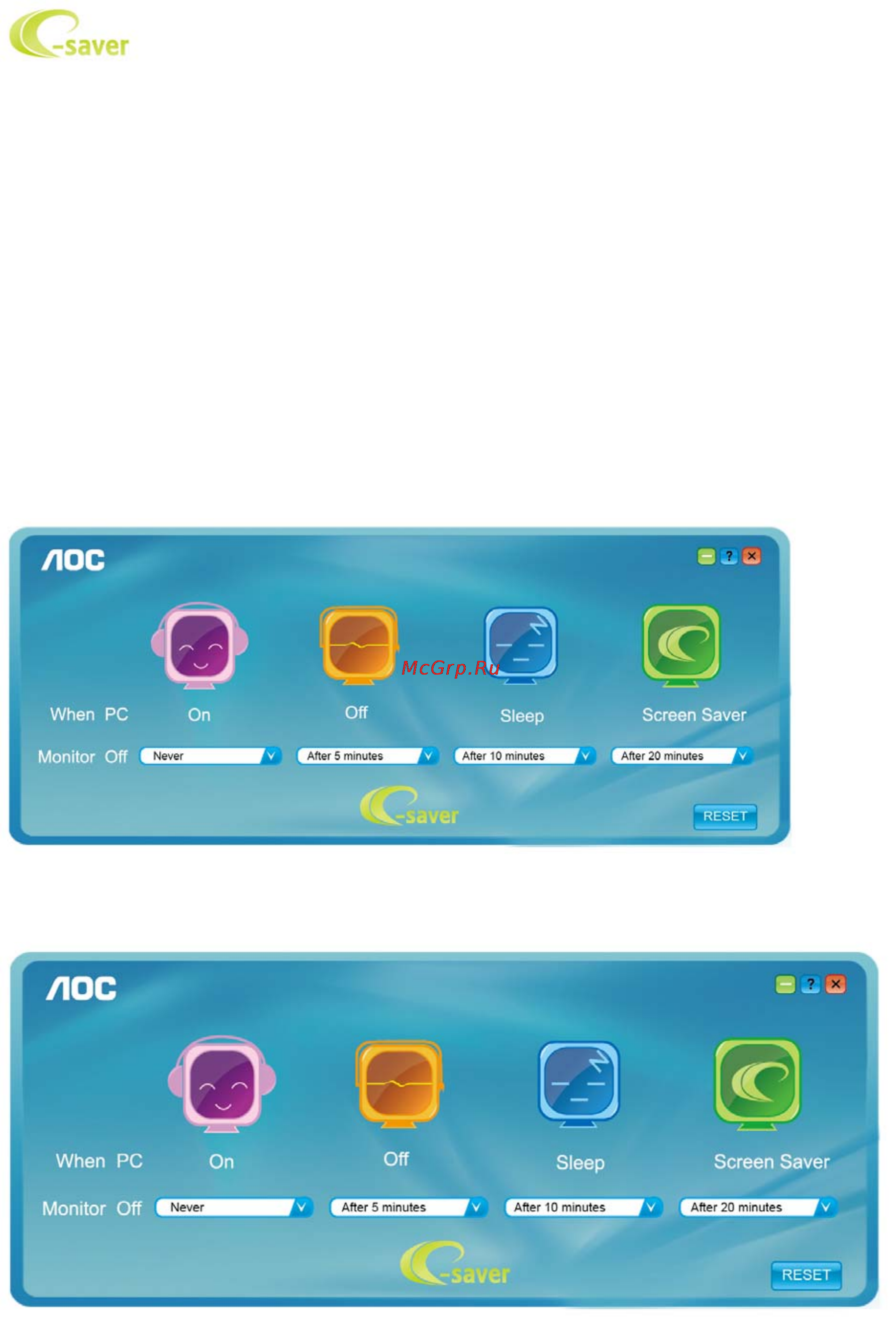 AOC I2353Fh [45/57] E saver