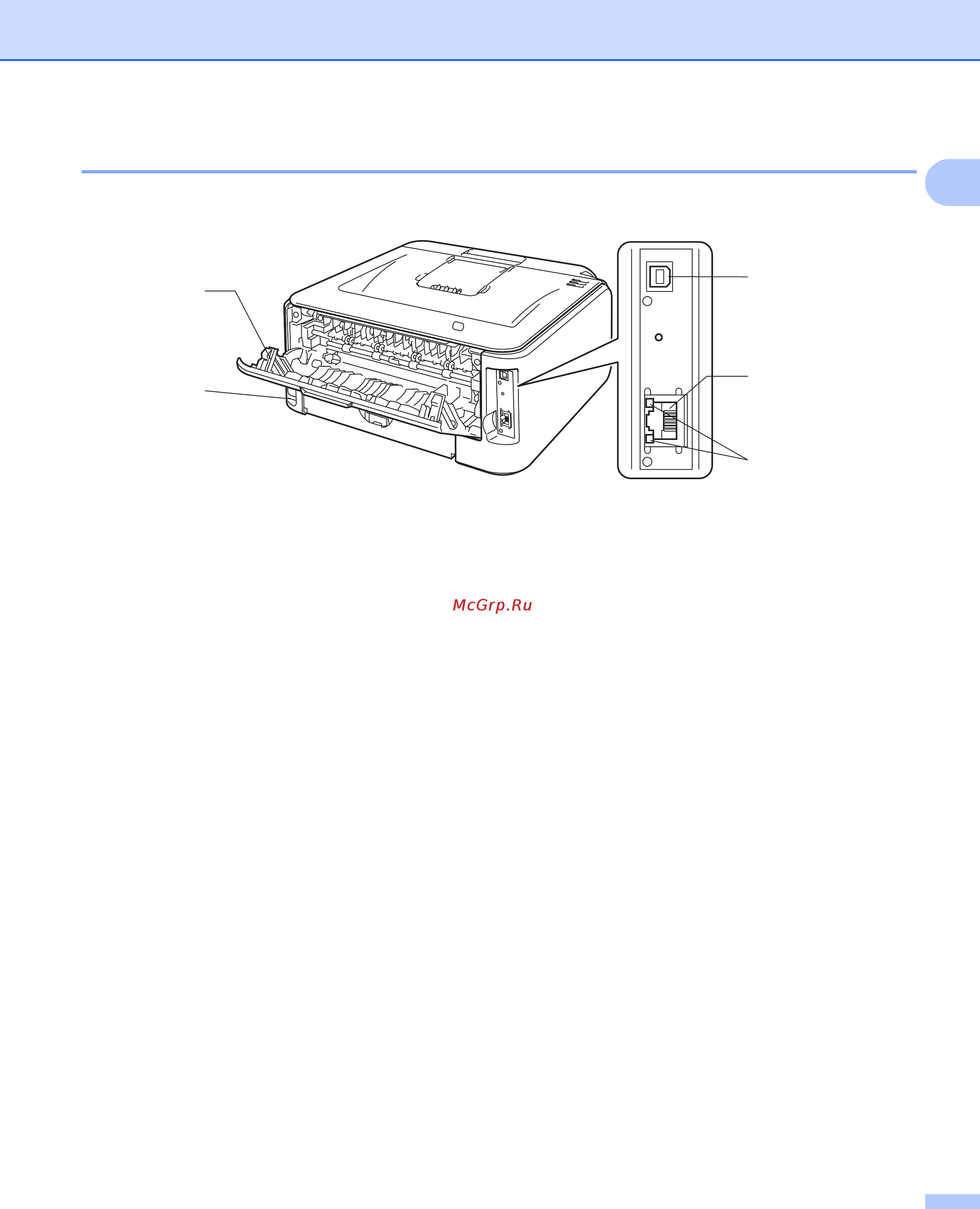 Ricoh Aficio SP 1210N [12/129] Back view