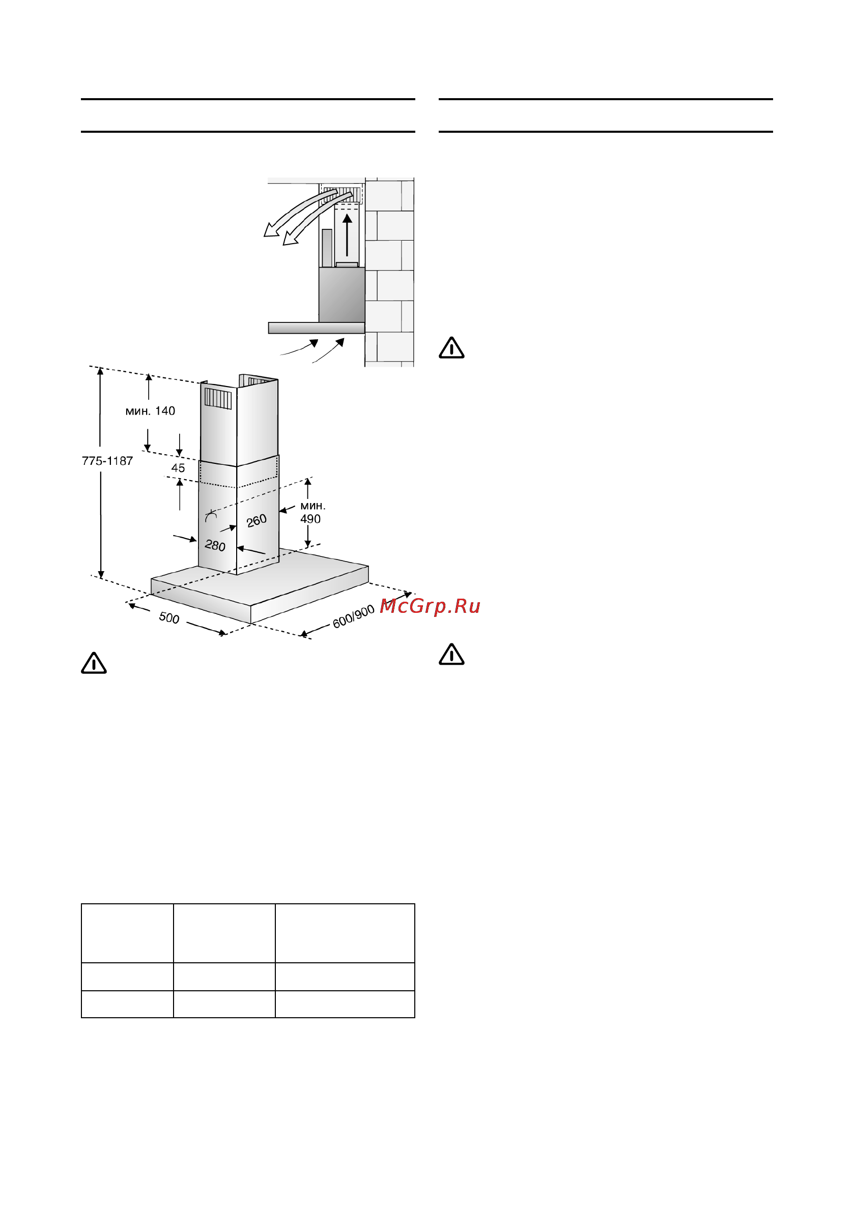 Bosch DKE 645M [11/15] Перед монтажом