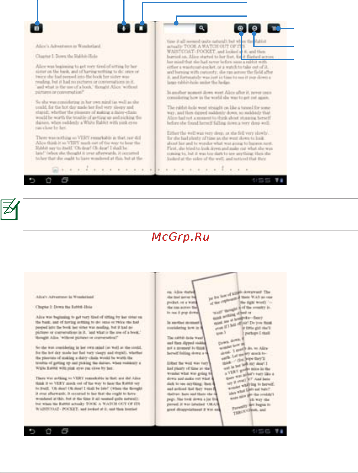 Asus EEE Pad Slider SL101 32Gb [32/54] Чтение электронных книг