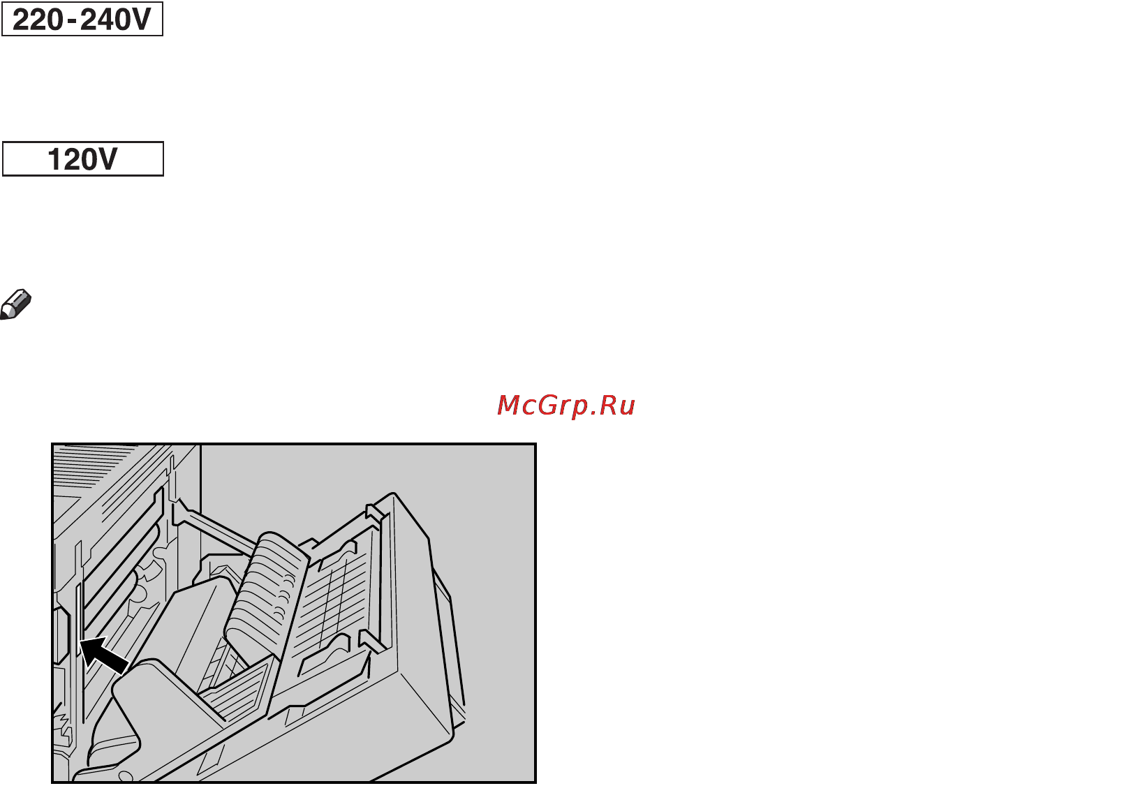 Ricoh Aficio SP 8100DN [4/340] Description for the specified model
