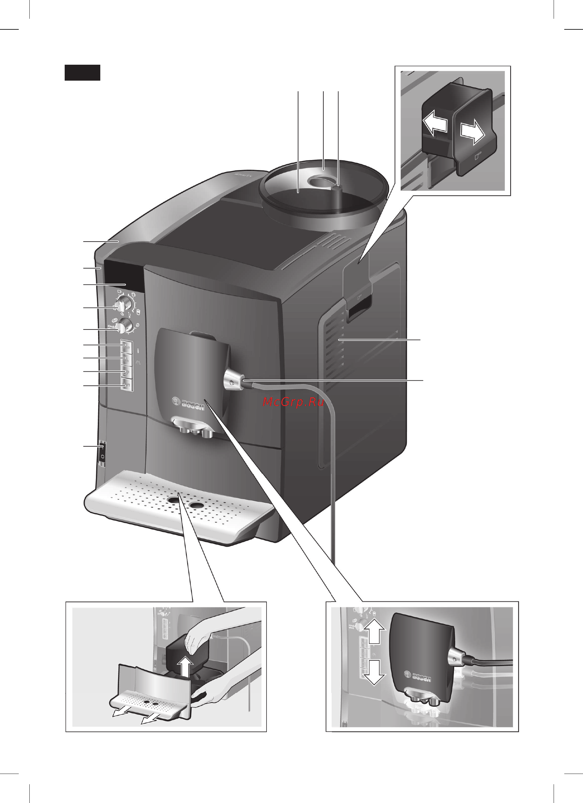 Bosch TES 50621 RW Инструкция по эксплуатации онлайн [3/124] 58828