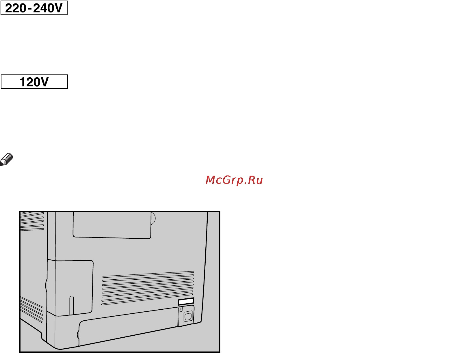 Ricoh Aficio SP C222DN [4/110] Description for the specified model