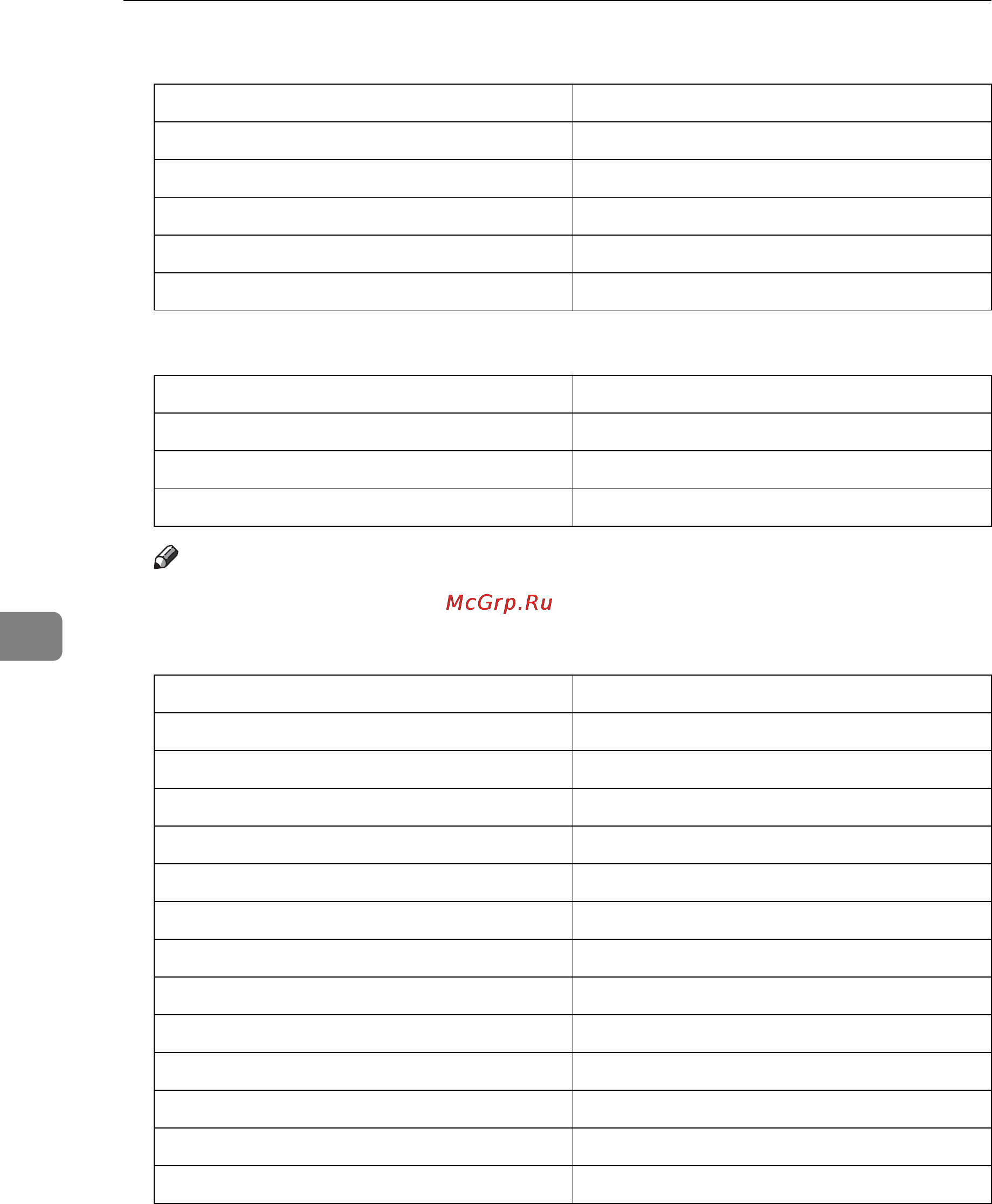 Ricoh Aficio SP C411DN [210/354] Parameters specifying the information to be obtained