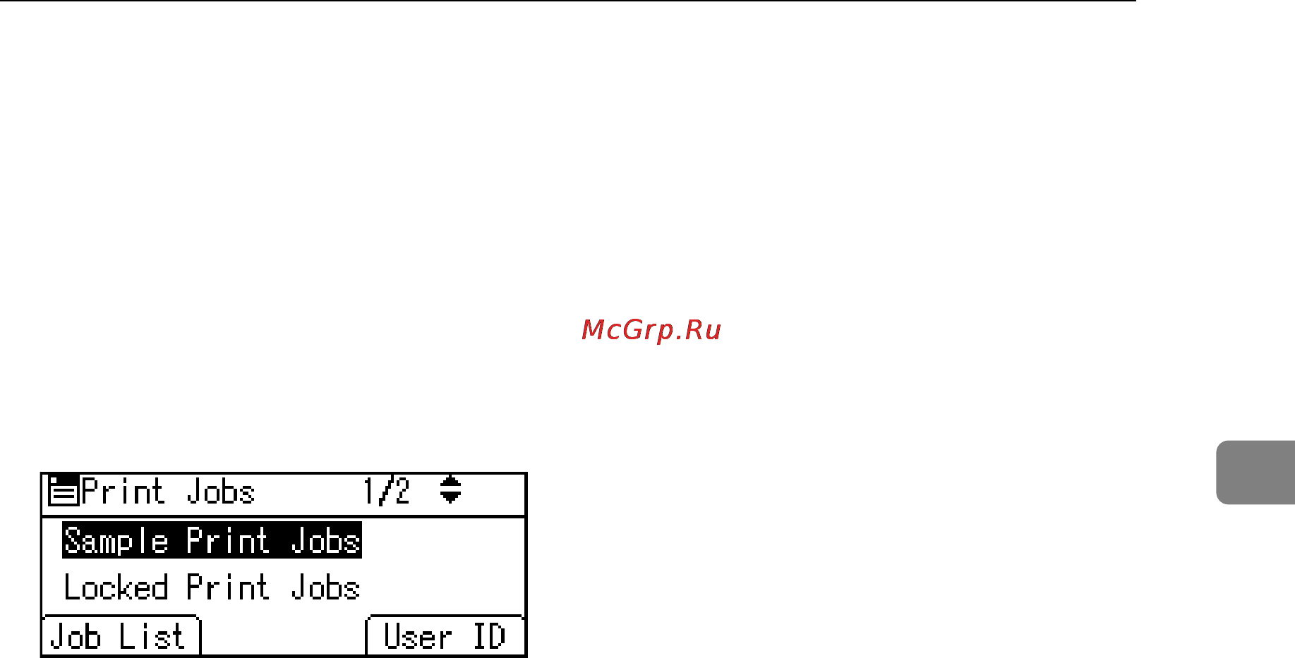 Ricoh Aficio SP C411DN [97/354] Using the print job function