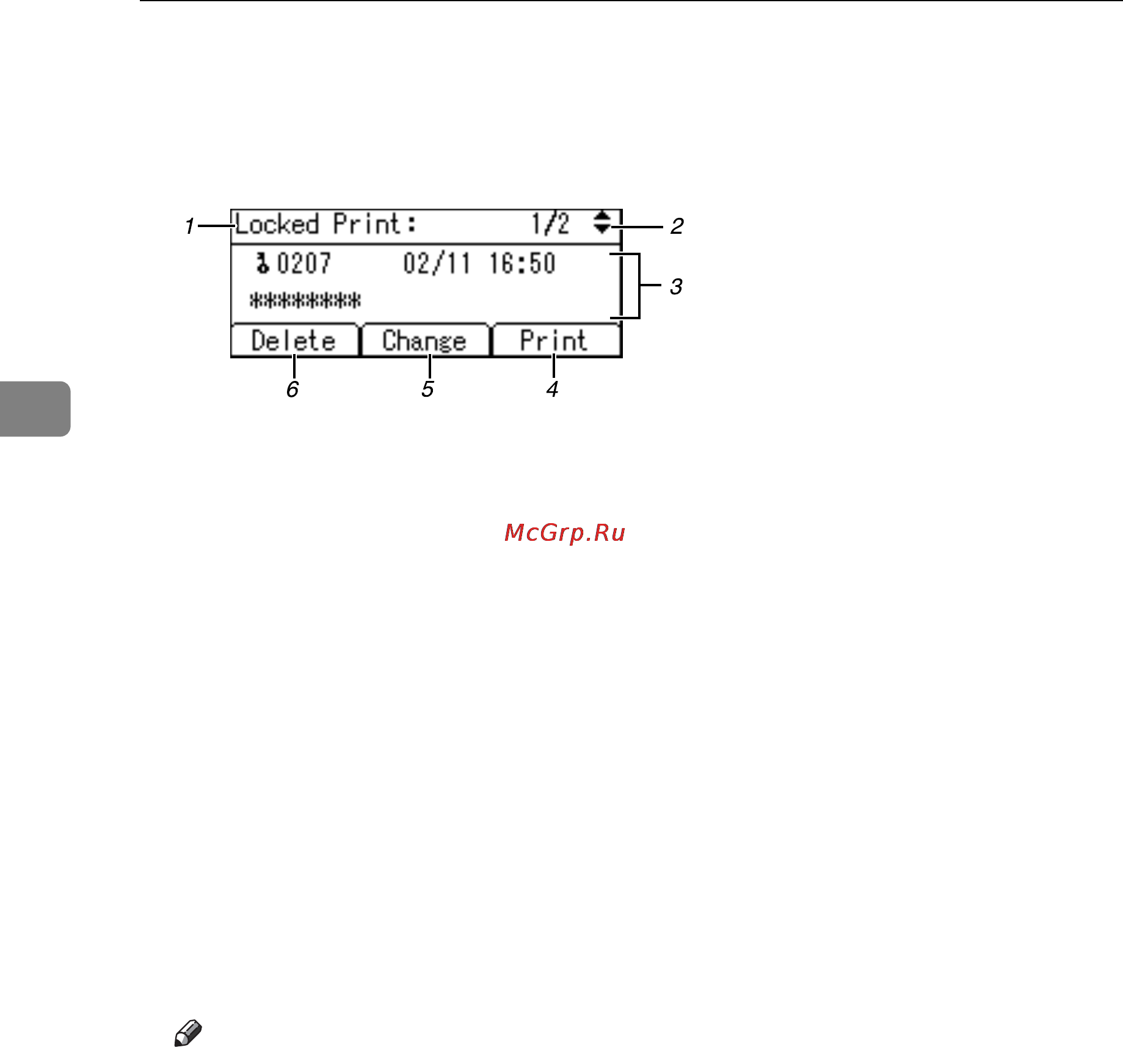 Ricoh Aficio SP C411DN [98/354] Job list