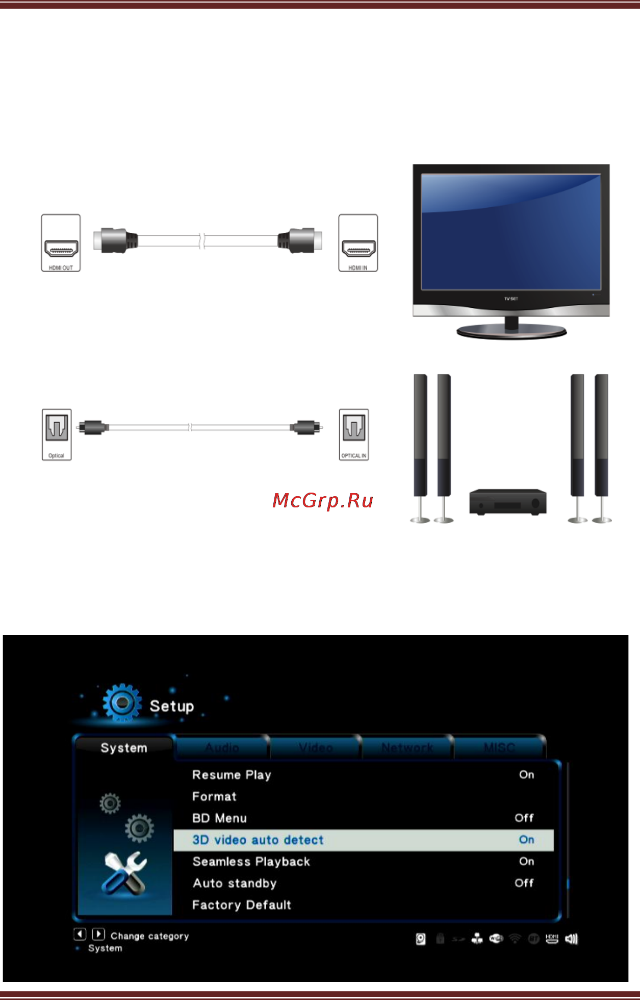 Iconbit XDS440 3D [29/42] Просмотр 3d bd фильмов