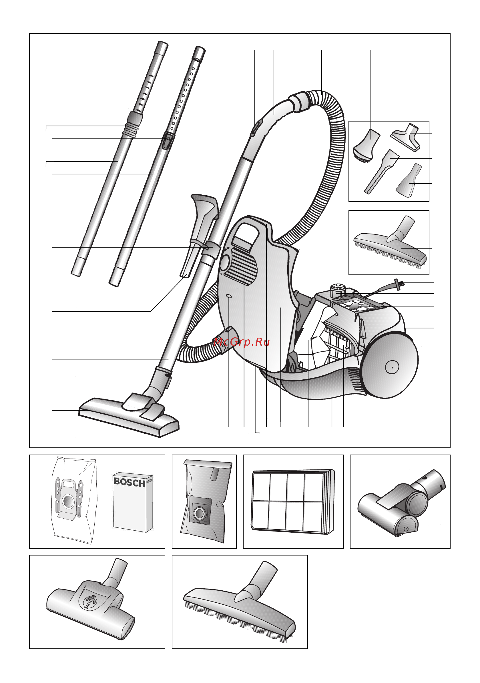 Bosch BSA 3100 RU Инструкция по эксплуатации онлайн [82/87] 58906