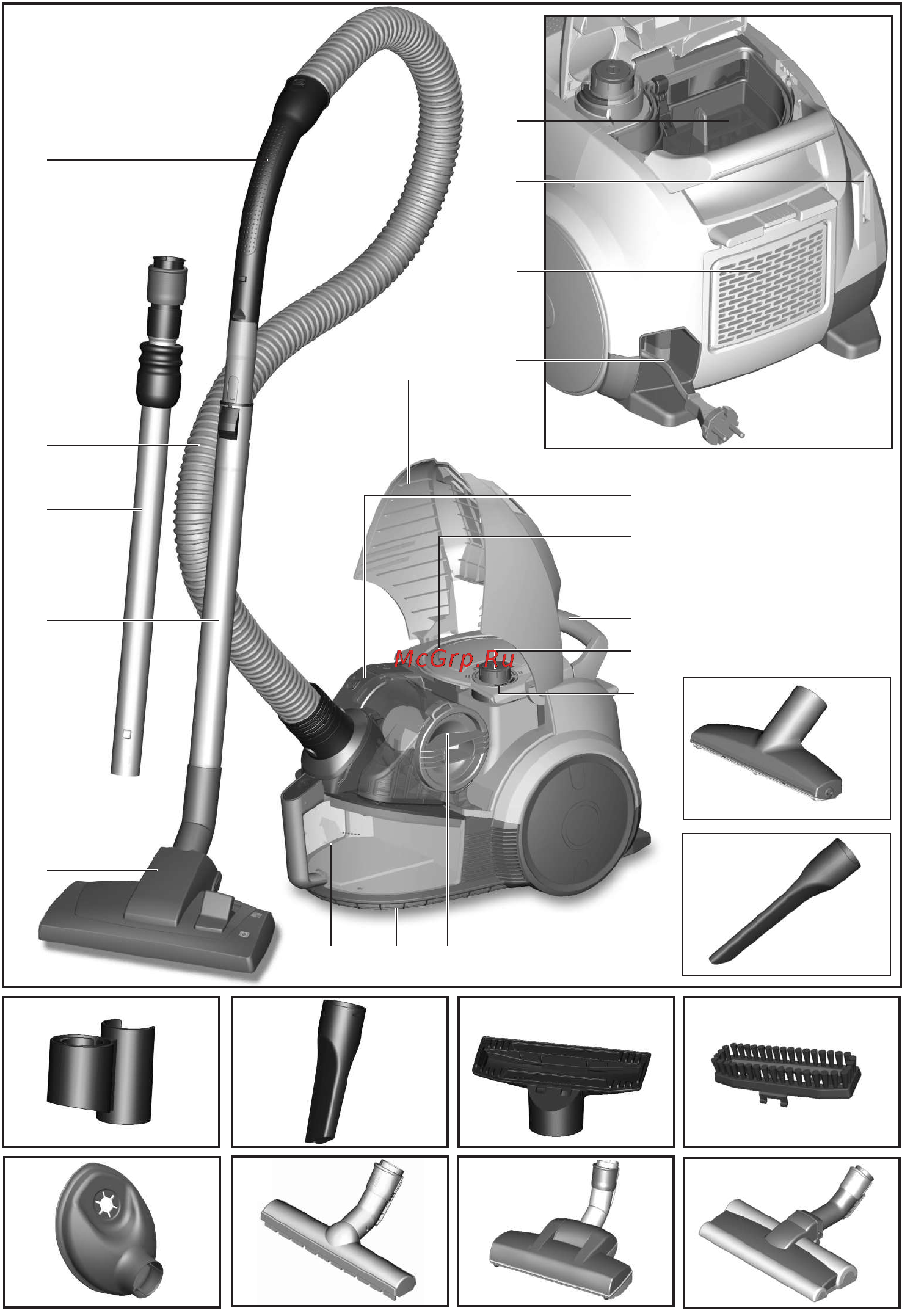 Bosch BGS 42234 Инструкция по эксплуатации онлайн [136/200] 58932