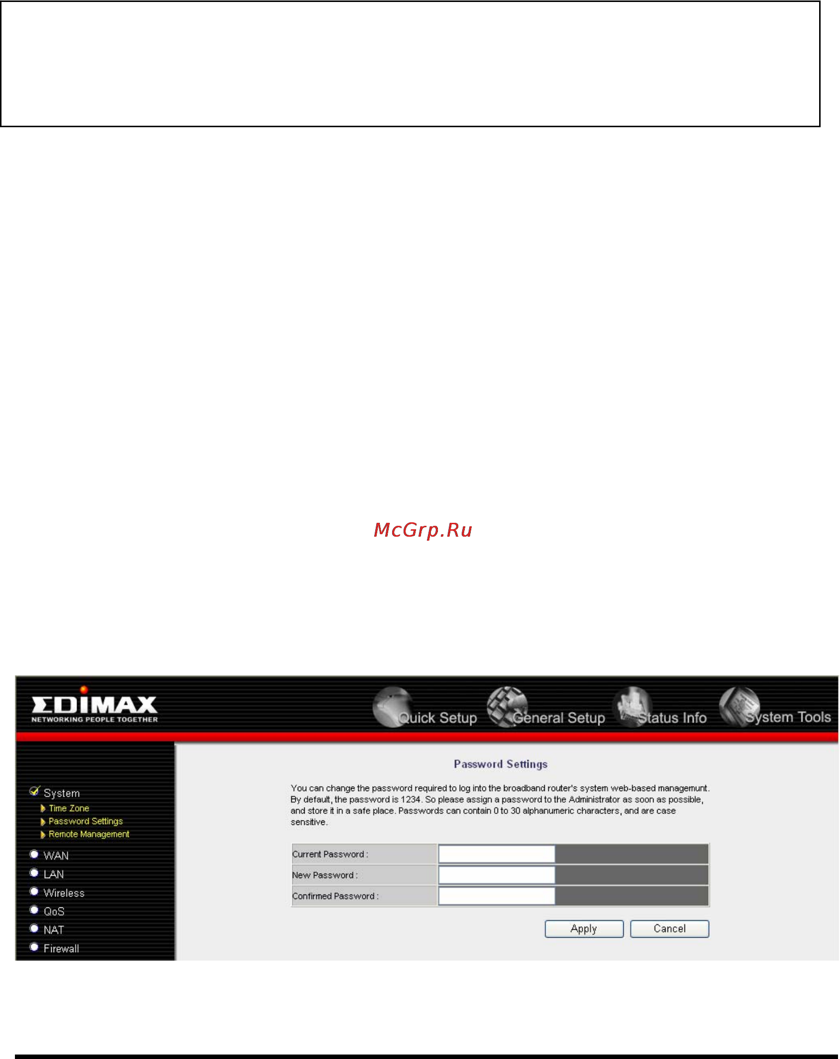 Edimax BR-6504n [37/131] 4 2 смена пароля управления