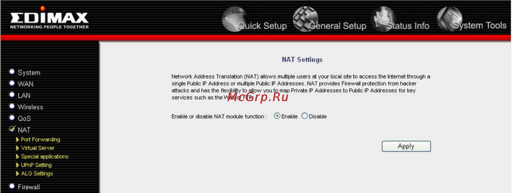 Edimax BR-6504n [90/131] Address translation