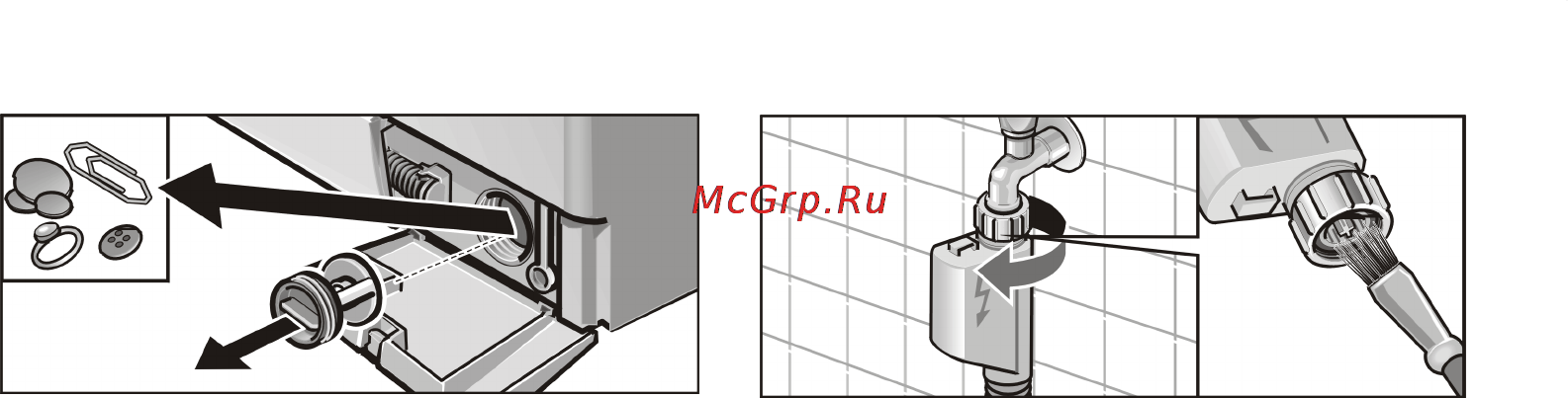 Bosch WFW 2831 [50/72] Очистка машины от накипи