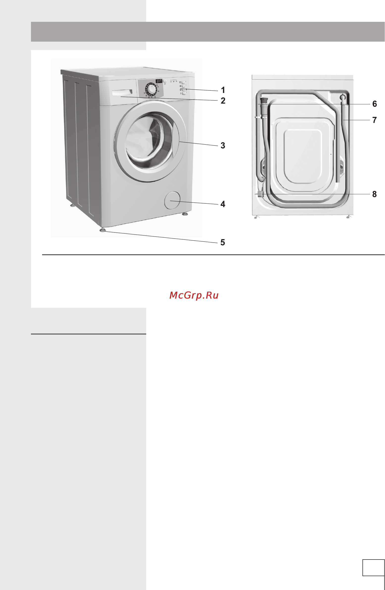Gorenje WS50Z149N [3/32] Tехнические данные
