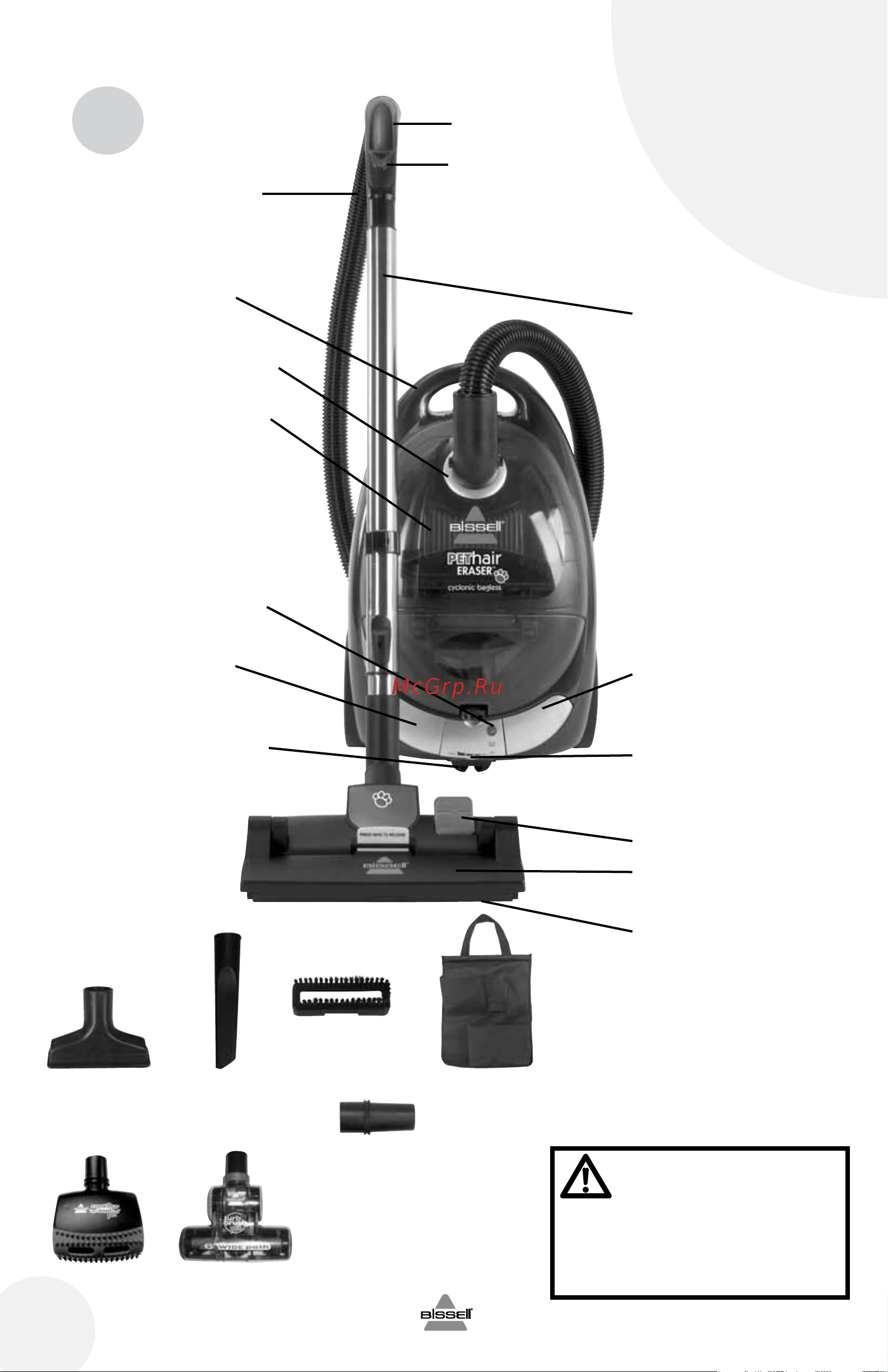 Bissell 33N7-J Pet Hair Eraser [4/16] Внешний вид