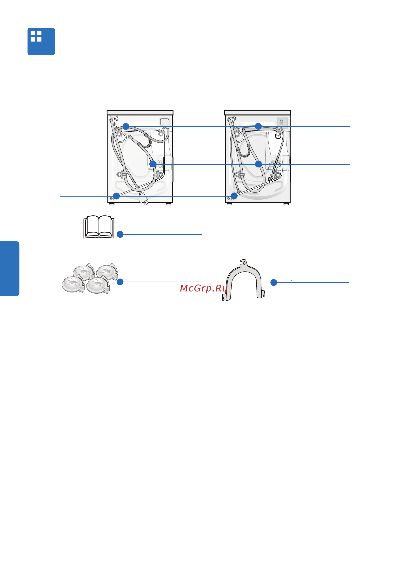 Bosch WLG 24060 OE [30/46] Комплект поставки