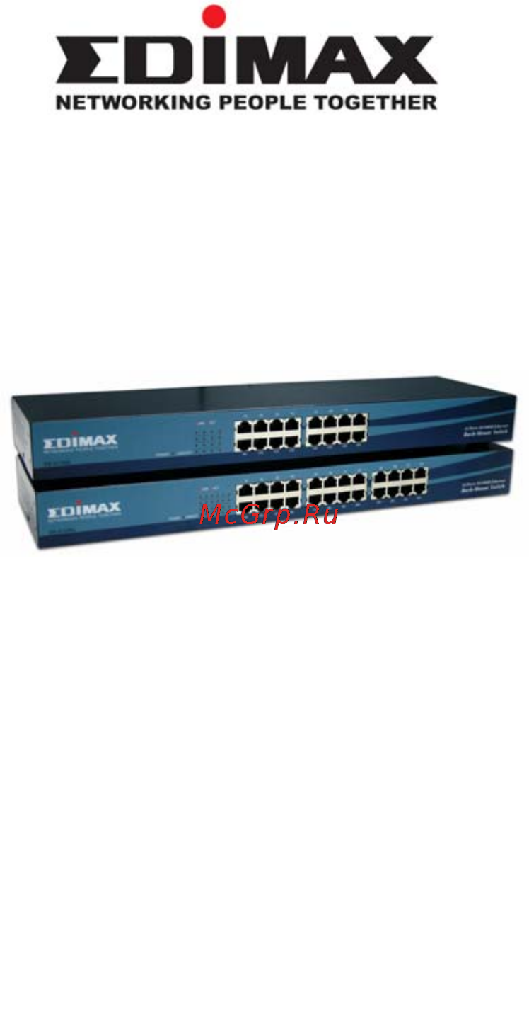 Edimax ES-3124RL Инструкция по эксплуатации онлайн