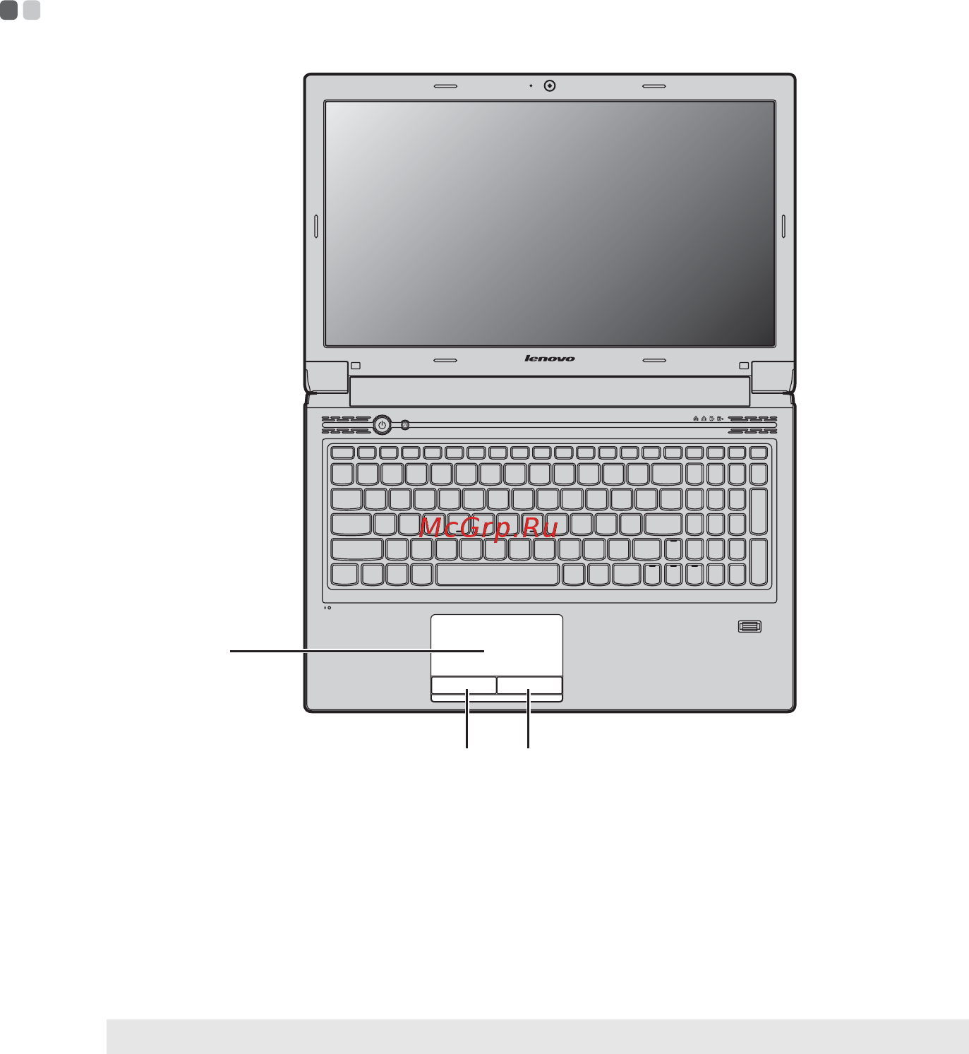 Lenovo IdeaPad V570c 59319588 [19/72] Использование сенсорной панели