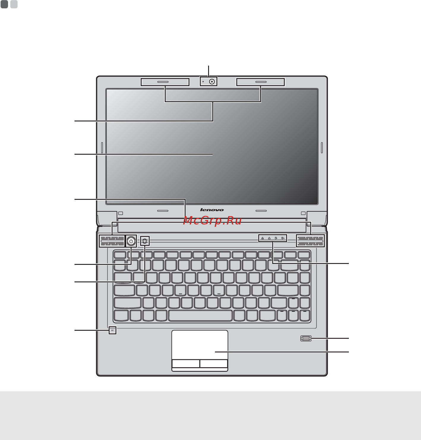 Lenovo IdeaPad B570e 59328742 [5/72] Вид сверху