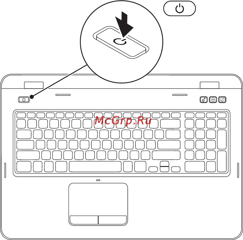 Dell Inspiron N7110  /7110-8264/ [12/118] Кнопка питания
