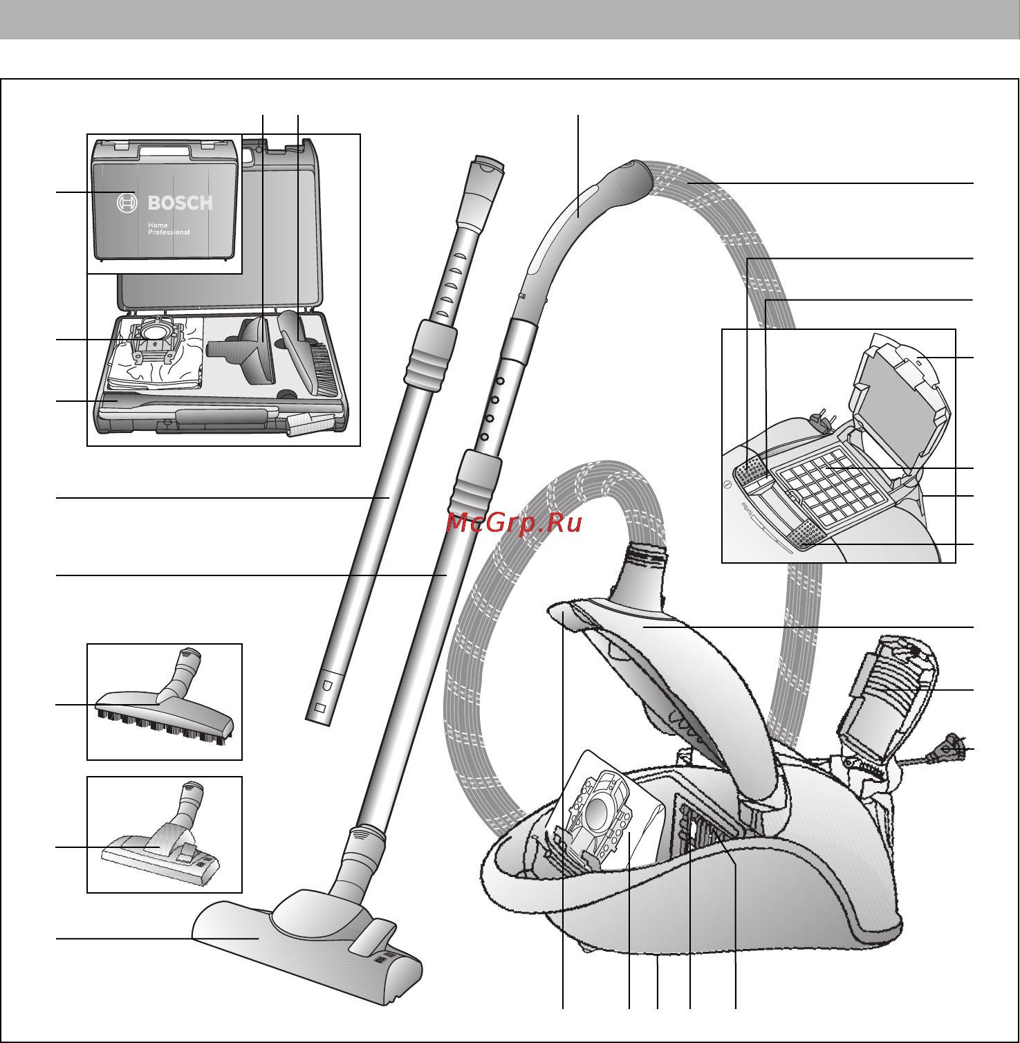 Bosch BSG 8PRO1 [126/157] Descrierea aparatului ro