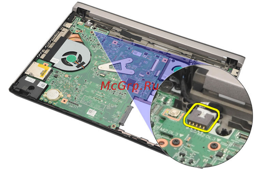 Dell Vostro v131 /v131-3704/ Silver [55/98] Извлечение системной платы