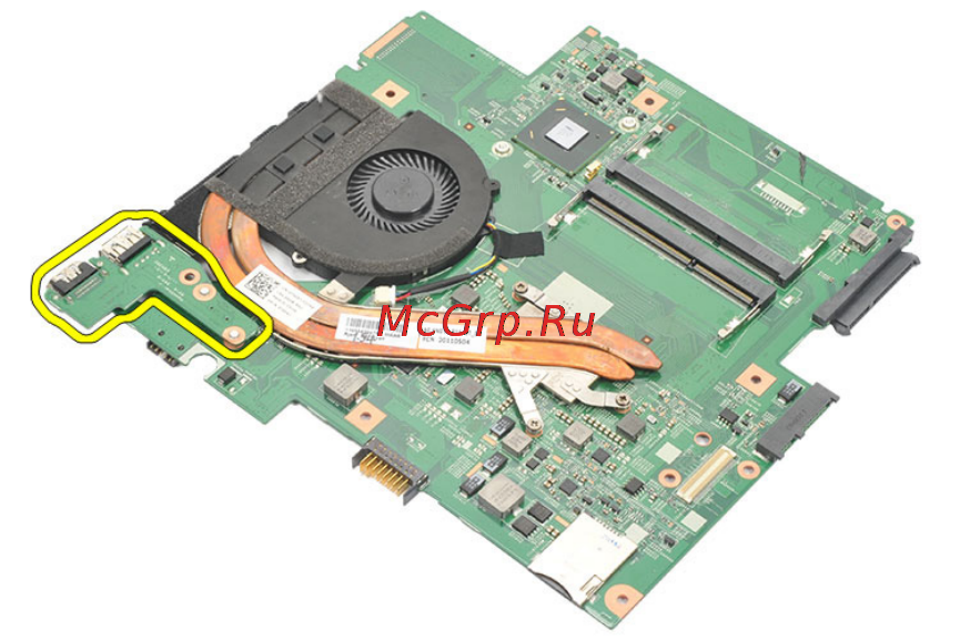 Dell Vostro v131 /v131-3711/ Red [65/98] Извлечение платы hdmi