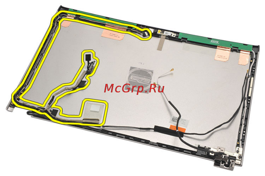 Dell Vostro v131 i5 2430M Red [76/98] Установка кабеля низковольтной дифференциальной передачи сигналов lvds