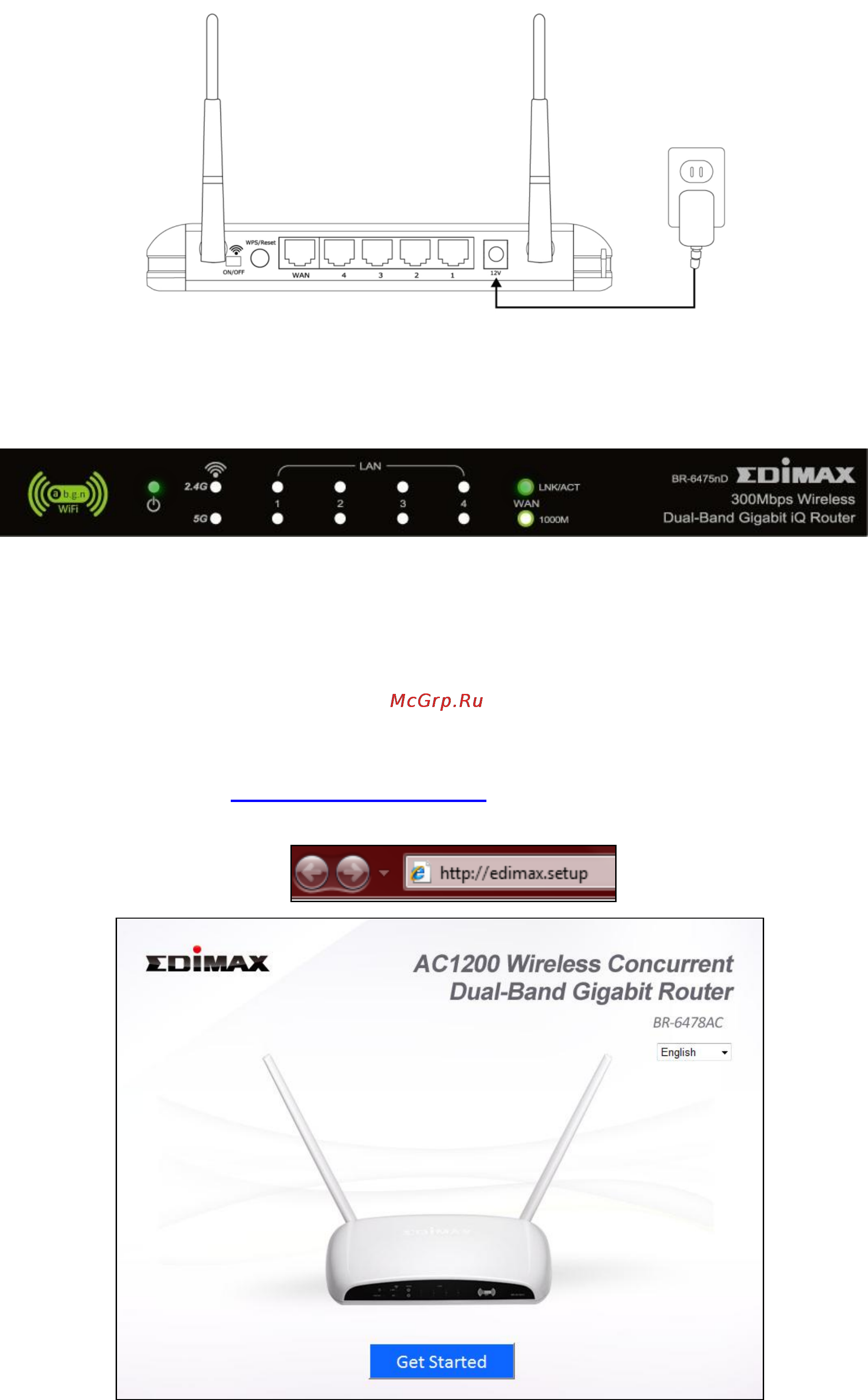 Edimax BR-6478AC Инструкция по эксплуатации онлайн [3/23] 59331