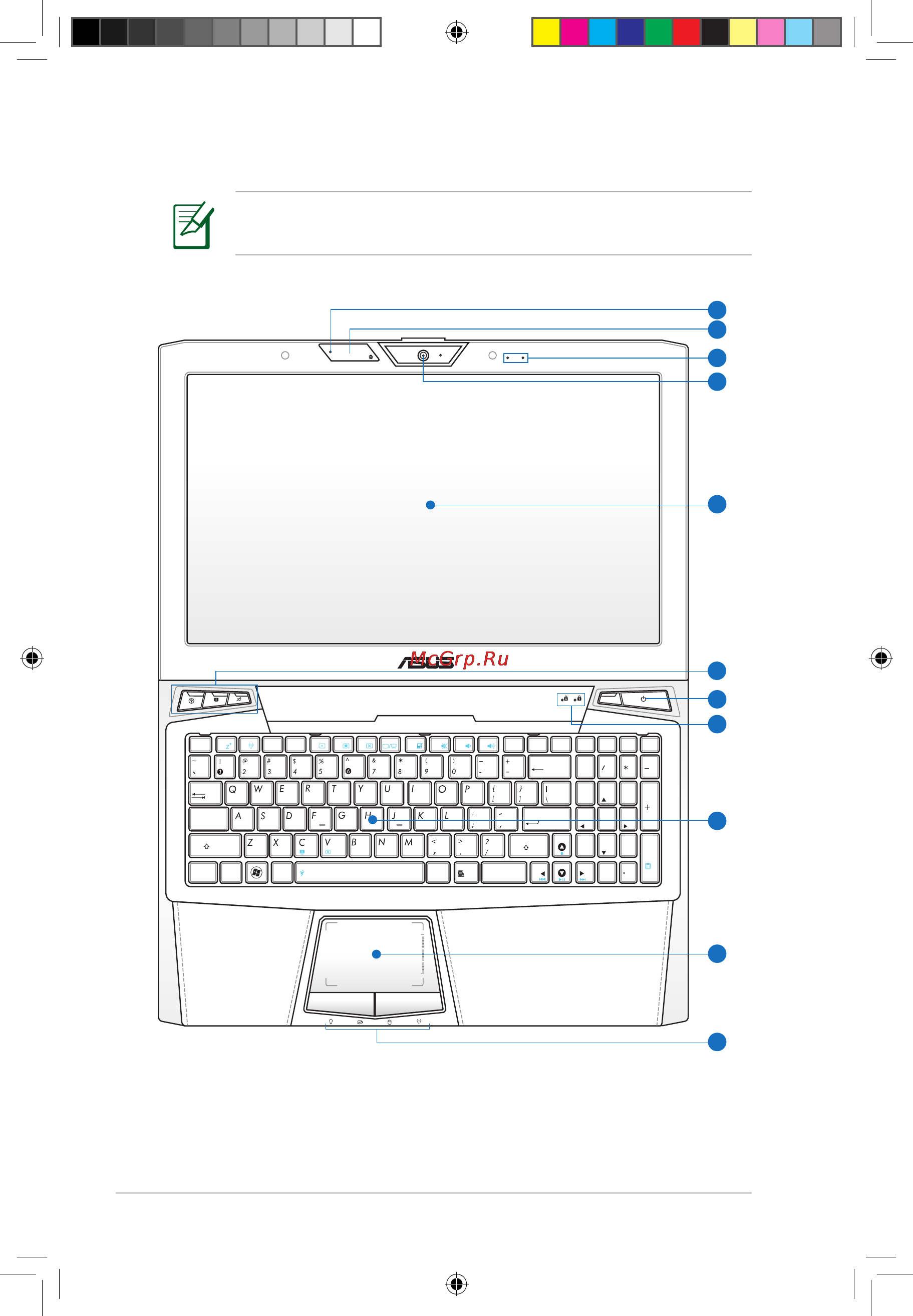 Asus VX7SX -S1162R Black [14/118] Верхняя сторона