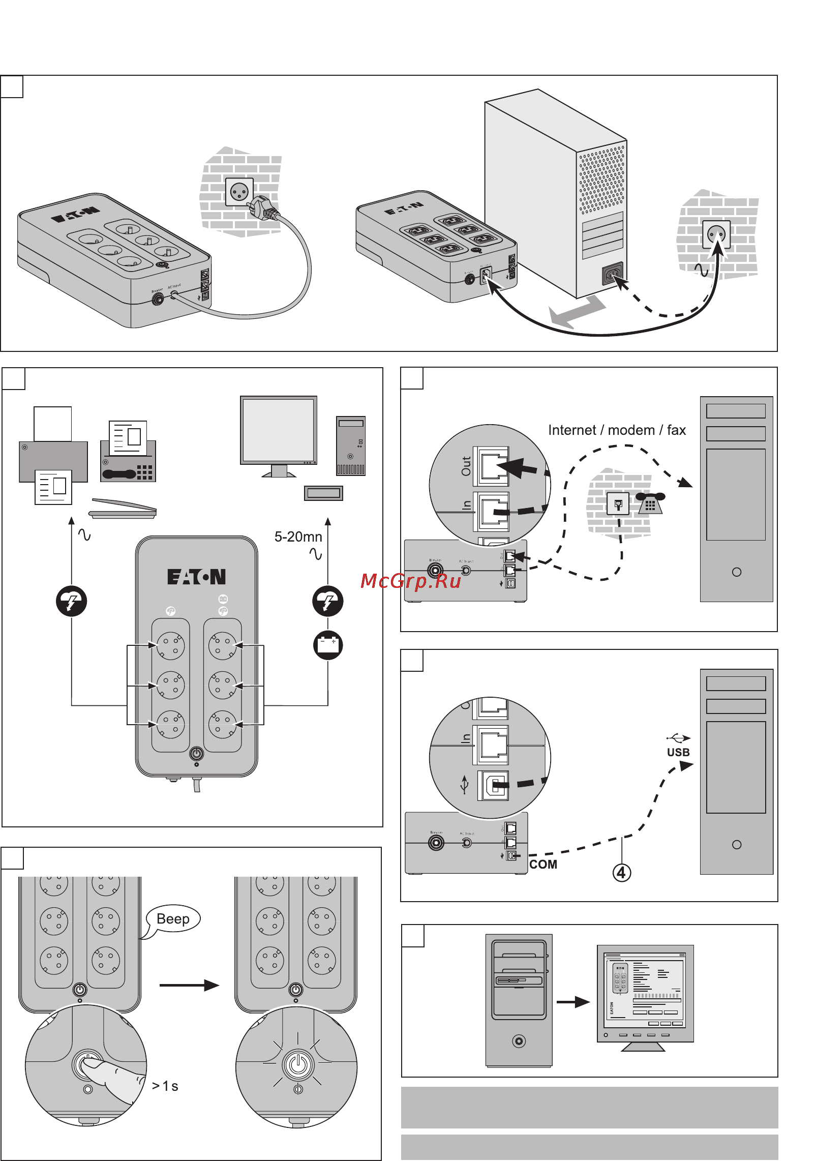 Eaton Powerware 3S [3/42] Quick start