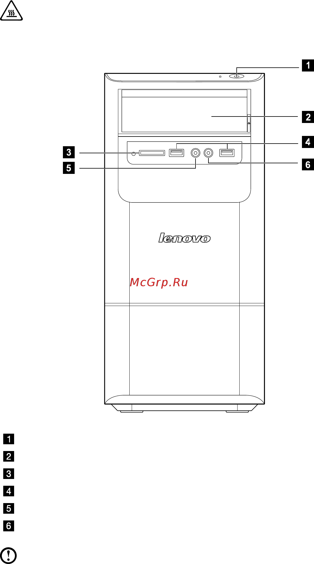 Lenovo H410e [7/35] Вид панели спереди