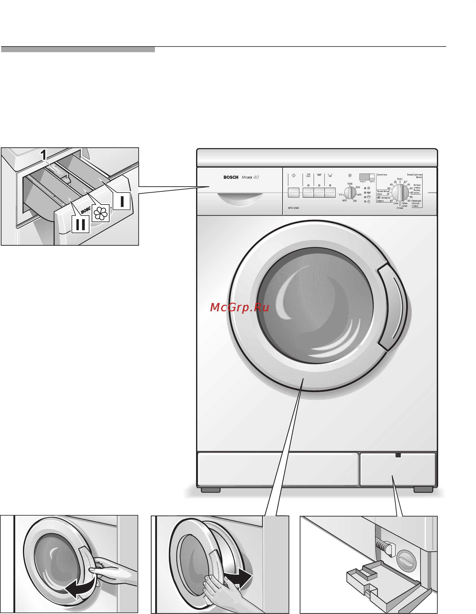 Bosch WFC 2065 [8/60] Это ваша стиральная машина