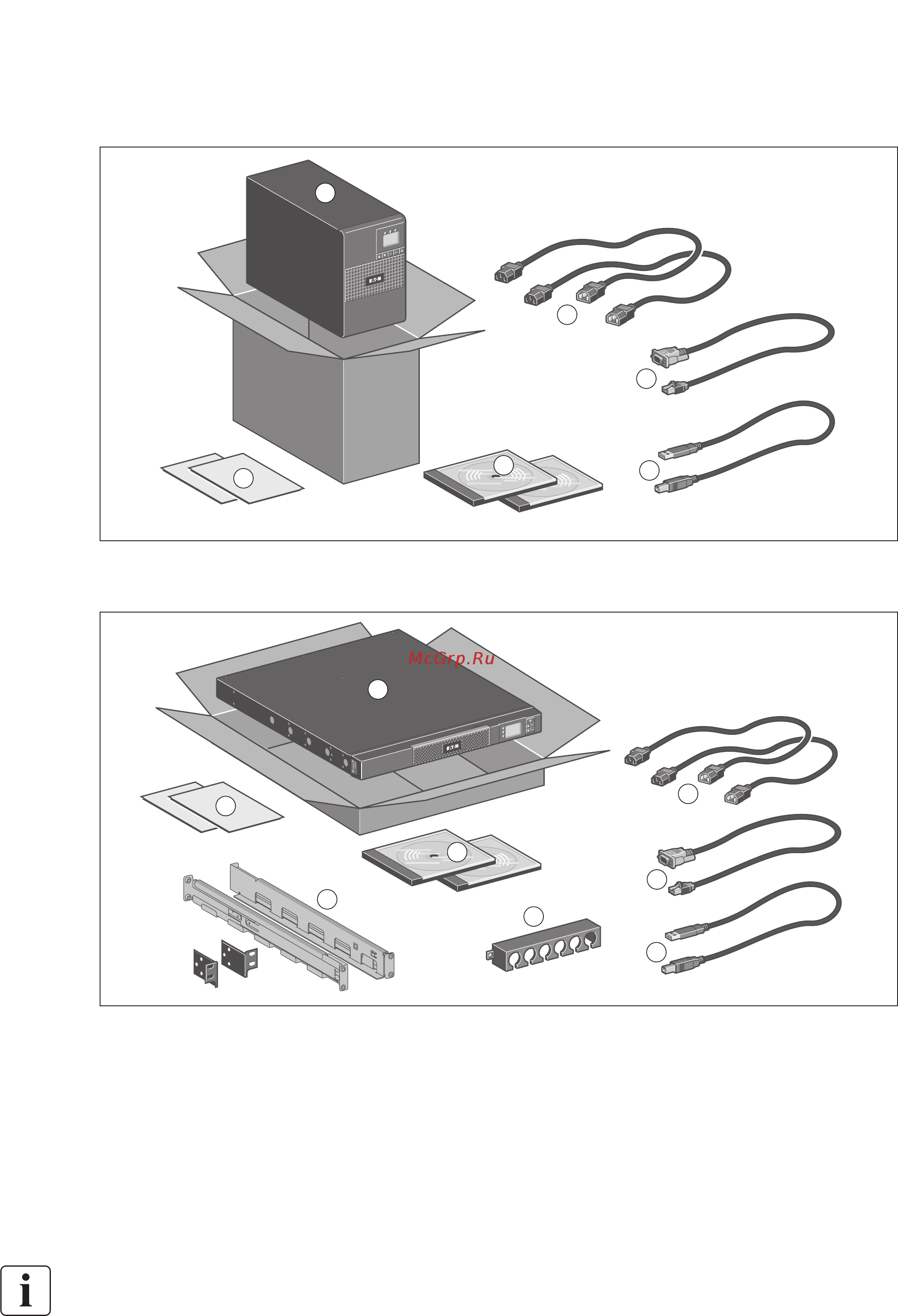 Eaton Powerware 5P 1550i [12/22] Установка