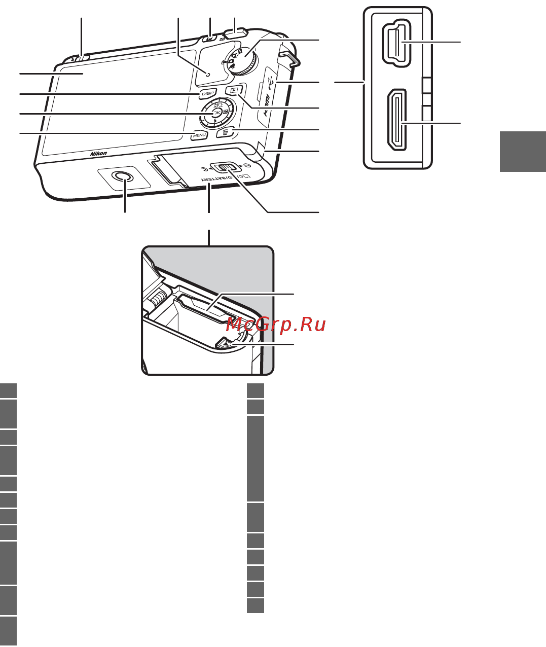 Nikon 1 J1+10-30 VR Kit White [24/218] Корпус фотокамеры продолжение